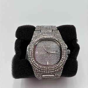 Pin Time Men's Quartz Fashion‎ Watch Rhinestone